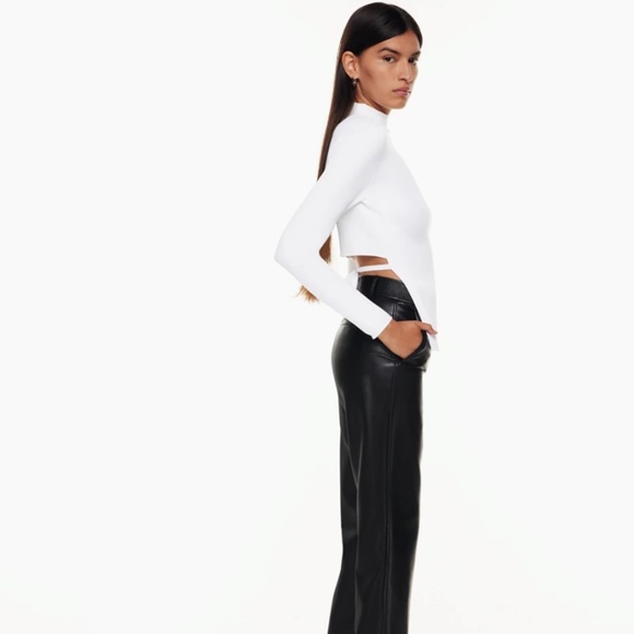 Babaton Sculpt Knit Tie-Back Longsleeve - Picture 2 of 5